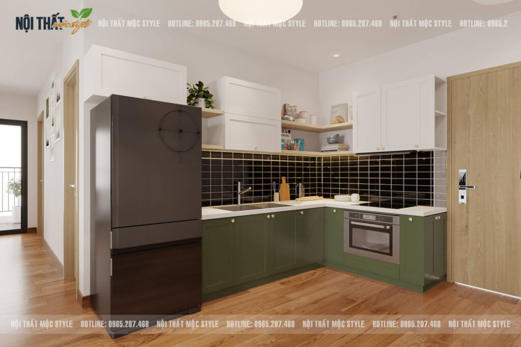 Tủ bếp đẹp tinh tế cho những gia đình trẻ