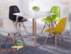 Bộ bàn ghế ăn Eames đặc biệt được các gia đình trẻ săn đón