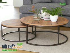 bàn trà TA02 bàn trà đôi thông minh, hút mắt ngôi gia của bạn