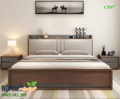 Giường ngủ bọc đệm đầu giường GN67