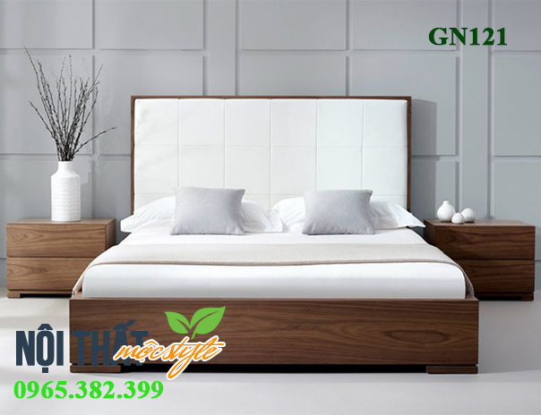 giường gỗ công nghiệp GN121 giường gỗ công nghiệp GN121