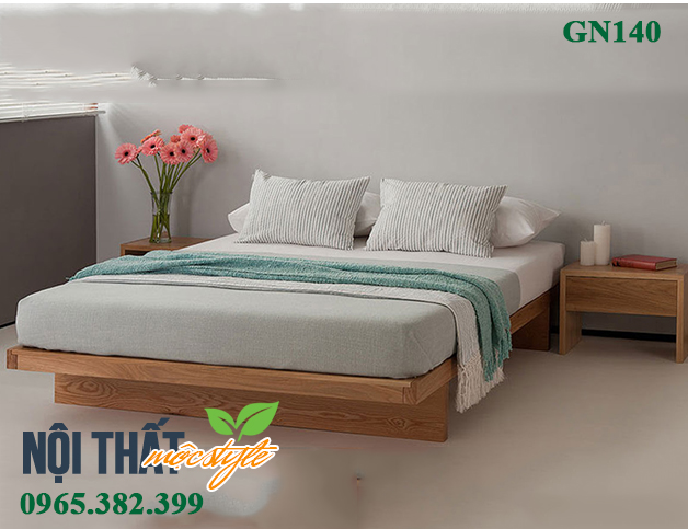 Giường ngủ kiểu Nhật GN140 Giường ngủ kiểu Nhật GN140