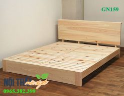 Giường ngủ GN159 nét đẹp mộc mạc