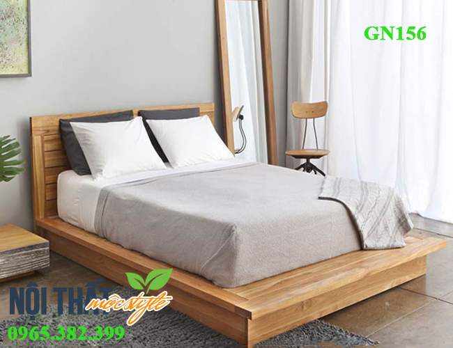 Giường ngủ GN156 - gỗ sồi Giường ngủ GN156 - gỗ sồi