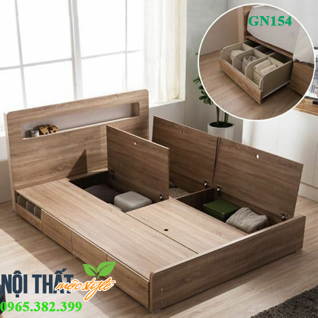 Giường ngủ 1m2 GN154 Giường ngủ 1m2 GN154