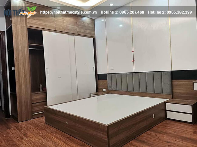 phòng cưới màu nâu đồ nội thất thông minh