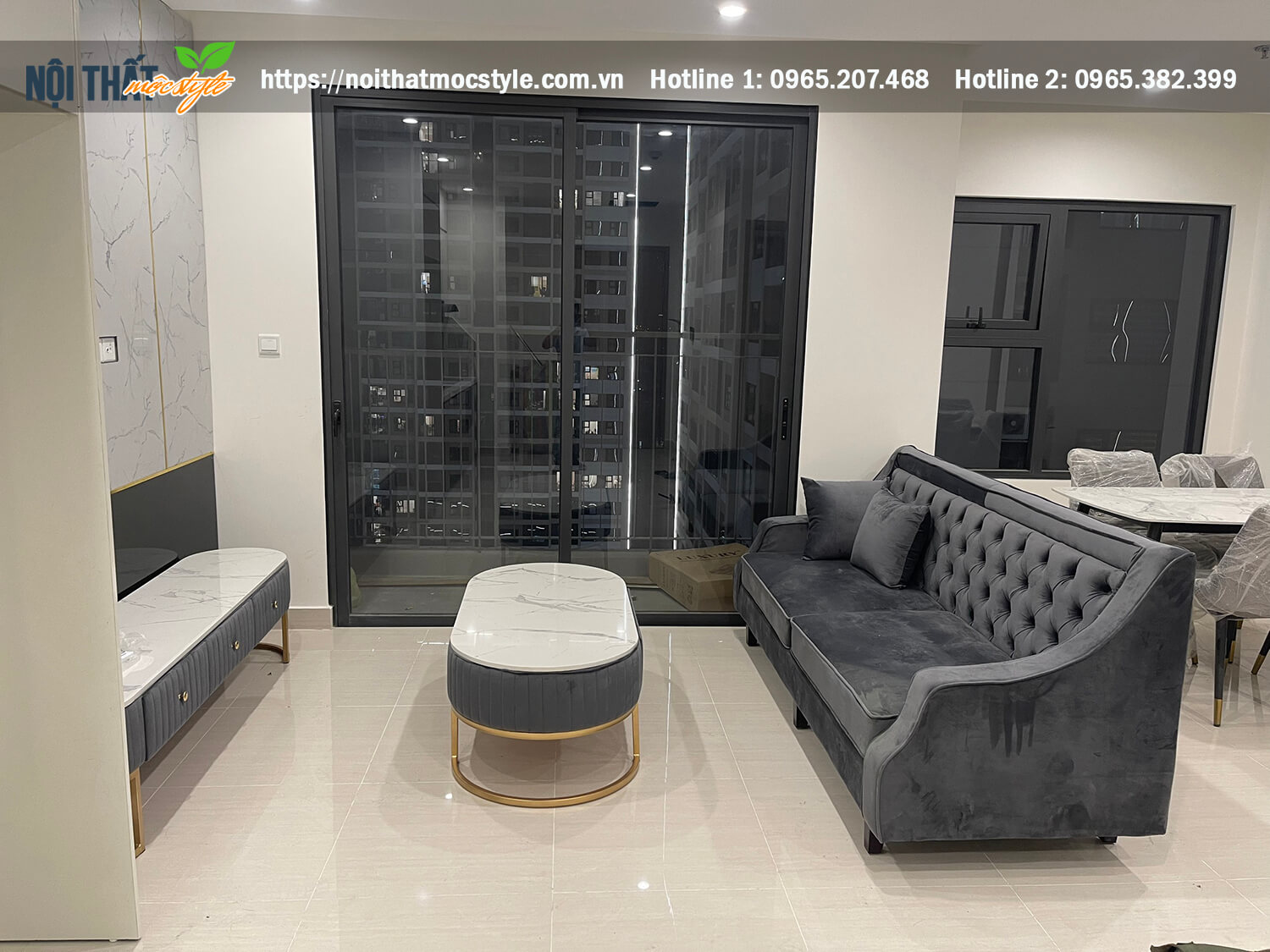 Thi công nội thất phòng khách