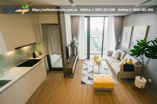 Không gian phòng ngủ bày trí không gian mở