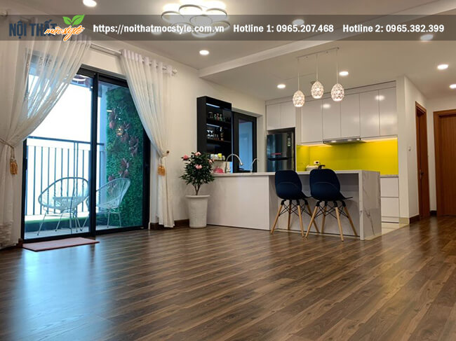 Thi công nội thất chung cư - phòng bếp