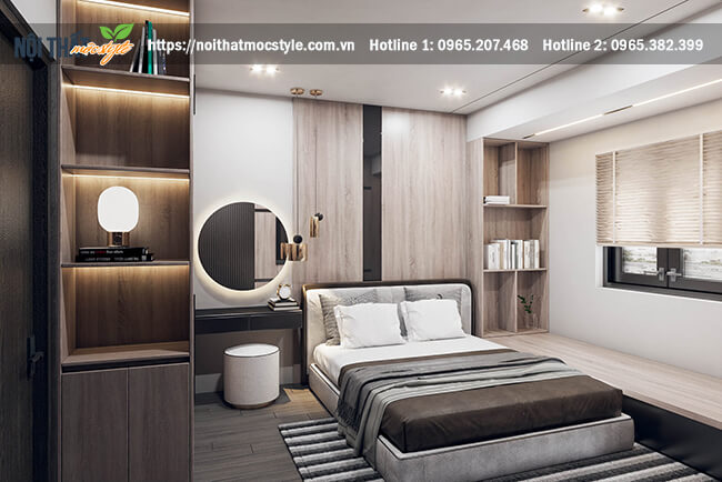 Thiết kế nội thất phòng ngủ hiện đại