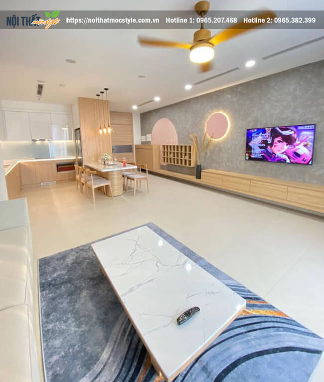 Không gian sinh hoạt chung hiện đại