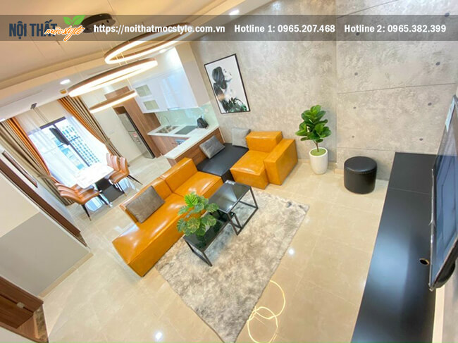 Phòng khách hiện đại và trẻ trung