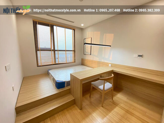 Phòng ngủ thứ 2 bày trí liền thông