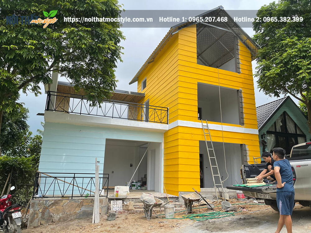 Dự án thi công nội thất căn homestay ba vì