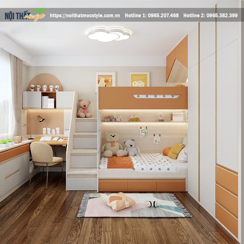 thiết kế nội thất phòng ngủ cho bé (4) thiết kế nội thất phòng ngủ cho bé (4)