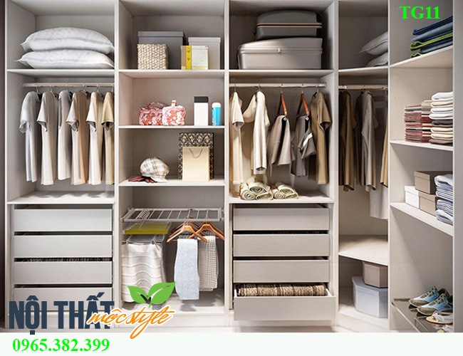 Mẫu tủ TG11 thiết kế khoa học và tiện lợi Chiếc tủ TG11 với thiết kế chia ngăn vô cùng khoa học, tiện lợi mà vẫn đảm bảo được tính thẩm mỹ